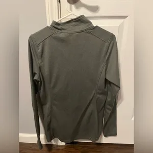 Grey North Face Quarter Zip thumbnail 2