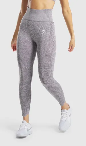 Gymshark Vital Rise Leggings Smokey Grey Marl thumbnail 1