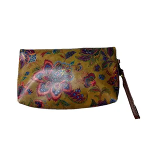 Patricia Nash Valerie Avellino French Tapestry Collection Leather Zipper Wristle thumbnail 7