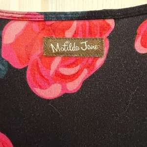Matilda Jane Black Floral Babydoll Tunic with Pink Roses thumbnail 6
