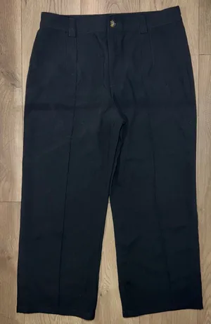 Pre-Owned Zara Straight Leg Black Dress Pants Trousers Women's Plus Size XXL thumbnail 1