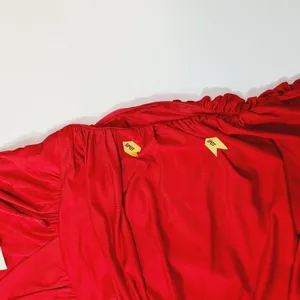 Superdown Farrah Ruched Dress in Red XS thumbnail 13
