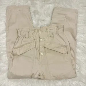 BDG Urban Outfitters‎ Tan High Waist Paperbag Cargo Carpenter Pants Small thumbnail 2