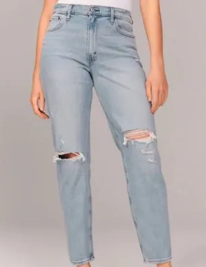 Abercrombie High Rise Mom Jean thumbnail 2