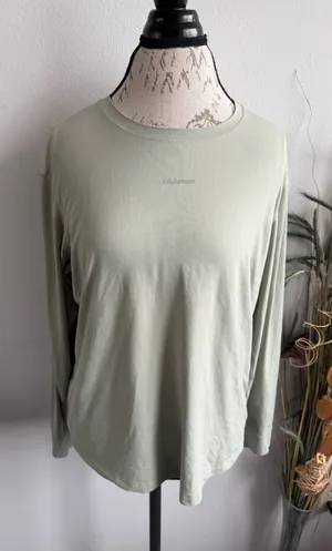 Lululemon Pace Crush‎ Cross-Back UV-Protective Graphic Long-Sleeve Shirt Women thumbnail 1
