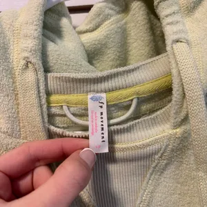 Free People Movement Terry Cloth Green Sweatshirt thumbnail 6