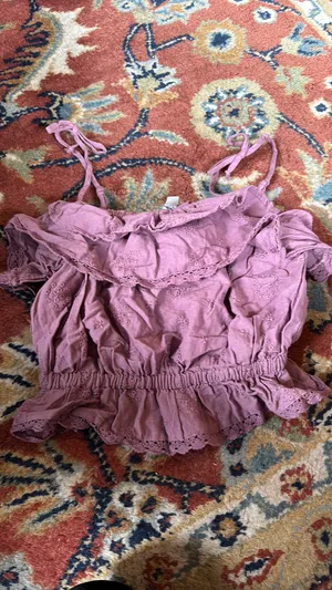 American Eagle Outfitters Spaghetti Strap Top With Ruffle Details thumbnail 4