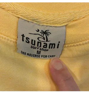 Tsunami Myrtle beach sweatshirt Yellow Size M thumbnail 2