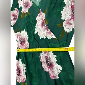 Anthropologie Spring wedding guest dress Plenty Floral Short Sleeve Flowy XS thumbnail 15