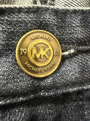 Michael Kors Indigo Flared Wide-Leg Jeans thumbnail 7
