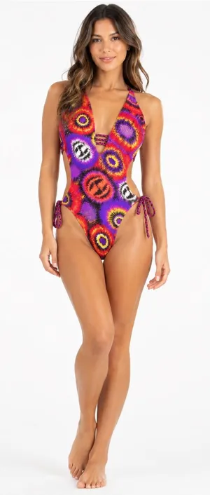 Vibrant Multicolor Swimsuit Cut thumbnail 1