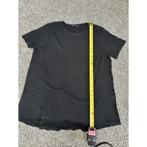 Zara black short-sleeve crew neck t-shirt L thumbnail 3