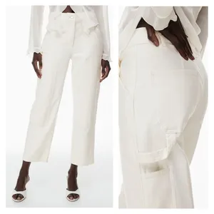 Aritzia Wilfred Free Brennan Pant Light Birch Stretch High Rise Carpenter‎ thumbnail 2