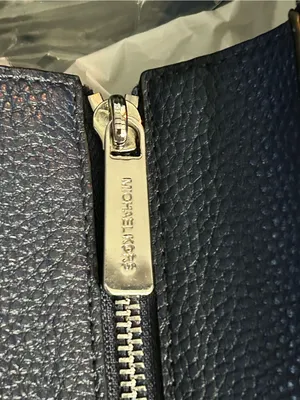 Michael Kors Navy and Black Pebbled Leather Tote thumbnail 11