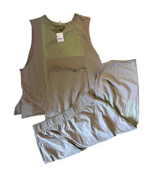 Free People Movement Hot Shot Relaxed Set Green Size L/XL NWOT thumbnail 1