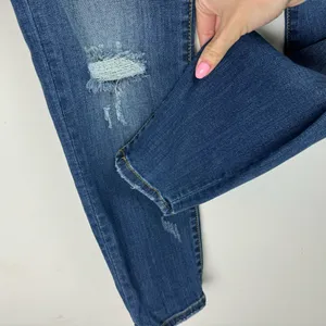 Judy Blue Relaxed Fit Stretch Denim Jeans Sz 28 Dark Wash Distressed thumbnail 10