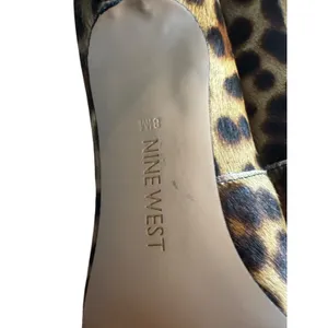 Nine West Leopard Print‎ Calf Hair Stiletto Pumps Women's Size 8.5M thumbnail 11