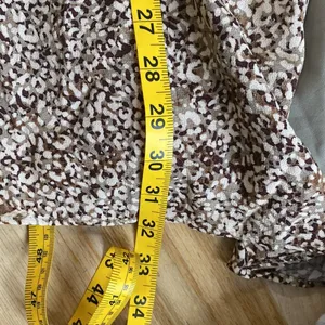 Zara brown printed dress thumbnail 13