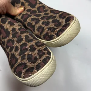 Rothy’s The Chelsea Wildcat Cheetah Print High Top Shoes S-510 Sz 8 thumbnail 3