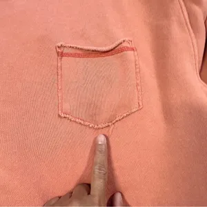 aerie Women’s Pullover Crew Neck Sweatshirt Longsleeve Lounge in Coral Orange M thumbnail 16
