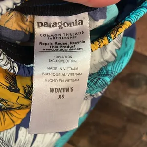 Patagonia Women's Baggies™ Shorts - 5" - Best Fronds Channel Blue thumbnail 5