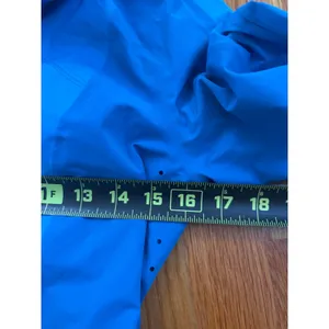 Lululemon Athletica Blue Hooded Windbreaker Jacket Thumbholes Running Sz 6 thumbnail 5