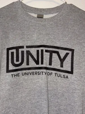 University of Tulsa Sweatshirt Black Wall Street Holy Ground Crewneck M thumbnail 4