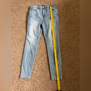 True Religion Halle High Rise Super Skinny Jeans Light Blue size 30 thumbnail 7