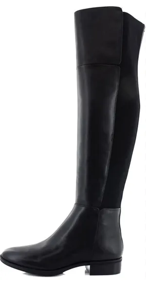 Sam‎ Edelman Pam Womens Zipper Ribbed Knit Over-The-Knee Boots Black Size 7.5! thumbnail 1