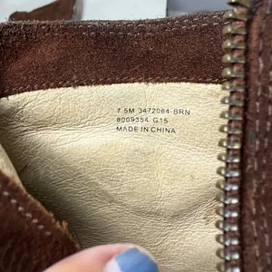 FRYE Renee Seam Short Boot , Brown Suede, Womens Size 7.5 M thumbnail 9