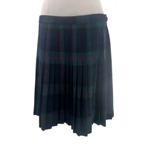 Brooks Brothers wool pleated plaid mini skirt Sz‎ 12 thumbnail 2