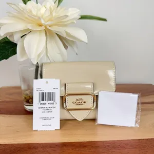 Nwt Coach Small Morgan‎ Wallet In Signature Leather thumbnail 7