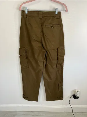 Reformation Bilijana Relaxed Cargo Pants Olive thumbnail 5