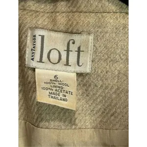 Loft Ann Taylor wool blazer size 6 thumbnail 3