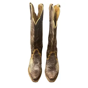 Idyllwind Triad Exotic Python Snip Toe Western Boots Brown Size 9B Cowgirl Rodeo thumbnail 2
