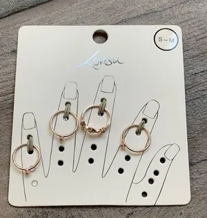L’ovidé 4 piece ring set thumbnail 1