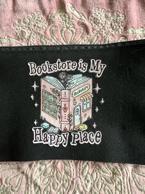 Makeup & Accessories Small Canvas Zipper Bag Size 5.1 by 8.3 inches NWT thumbnail 2