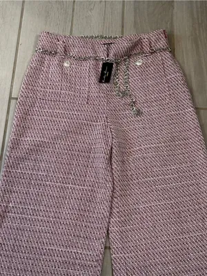 Hunter & Brown Premium Wide-Leg Pants – Size L Mauve thumbnail 4