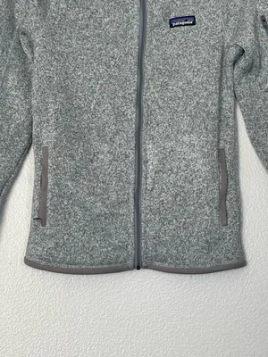 Patagonia Gray Marked Better Sweater Full Zip Fleece Jacket Size Small thumbnail 4