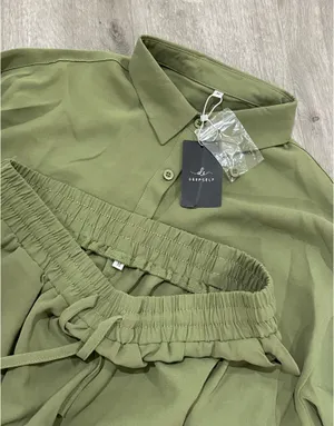 Green 2 piece long sleeves lounge set Size M thumbnail 6