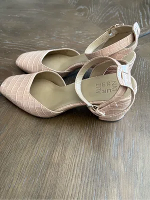 Naturalizer Blush Croc-Embossed Ankle-Strap Block Heel thumbnail 3