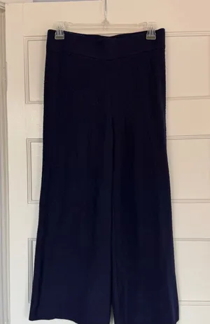 Wide-Leg Knit Pants thumbnail 1