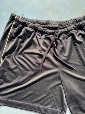Vintage Adidas Mens Black w/White Piping Logo Soccer Running Shorts Athleticwear thumbnail 2