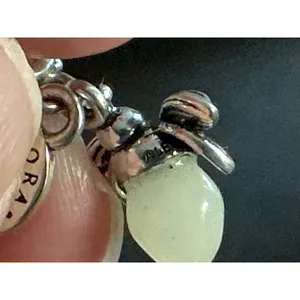 Pandora Glow in the Dark Firefly Dangle Charm 799352C01 S925 ALE Sterling thumbnail 5