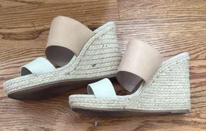 DV by Dolce Vita Tan and Cream wedges size 9.5 thumbnail 1