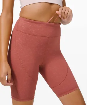 Lululemon Track and Train Short 8" *Embossed in Speckle Emboss Soft Cranberry 6 thumbnail 1