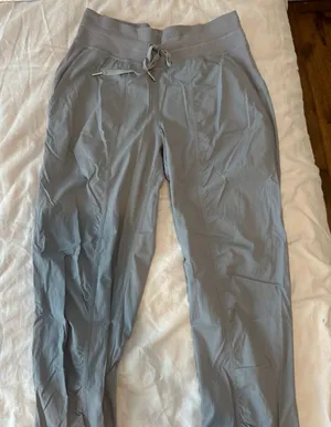 Light blue / gray Lululemon mid rise dance jogger Size 4 Worn once, no wear, tear, rips, stains etc #lululemon #activewear thumbnail 1