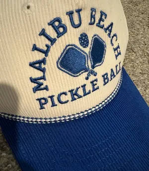 Corduroy Malibu Trucker Hat Blue thumbnail 3
