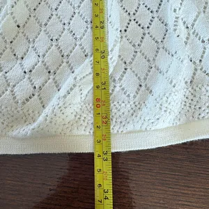 American Eagle Outfitters Cream Crochet Midi Dress thumbnail 7