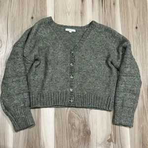 Z Supply Essex Cable Sweater Green Women’s XS thumbnail 2